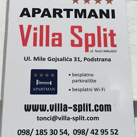 Apartments Villa Split 珀德垂那 外观 照片